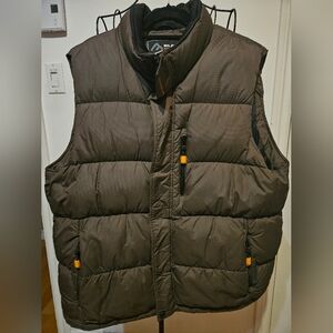 Men's Brown‎ Puffer Vest